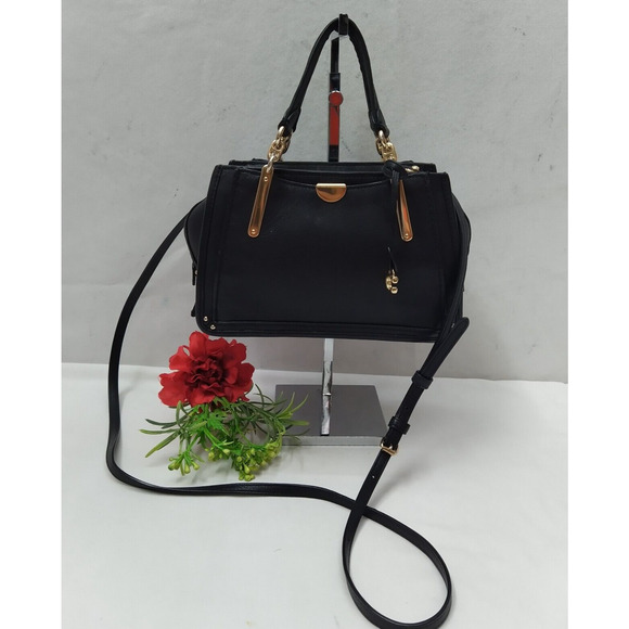 Coach Dreamer 21 Limited Edition Black Leather 2-Way Zipper Crossbody Bag - Picture 4 of 16